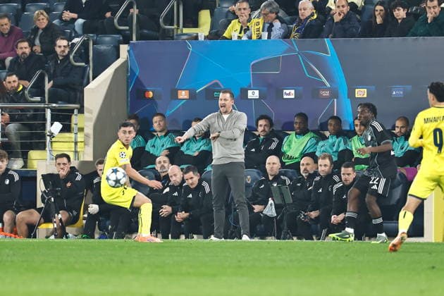 Jacob Neestrup (Copenhagen), DECEMBER 10, 2025 - Football Soccer : UEFA Champions League league phase match day 6 between Villarreal CF - FC Copenhagen at the Estadio de la Ceramica in Vila-Real, Spain. Noxthirdxpartyxsales  aflo_313207365