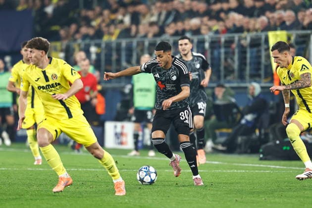 Elias Achouri (Copenhagen), DECEMBER 10, 2025 - Football Soccer : UEFA Champions League league phase match day 6 between Villarreal CF - FC Copenhagen at the Estadio de la Ceramica in Vila-Real, Spain. Noxthirdxpartyxsales  aflo_313207532