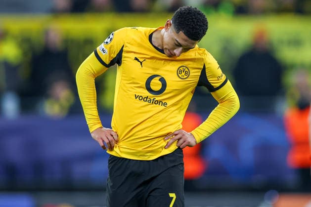 10.12.2025, Fußball, UEFA Champions League, Borussia Dortmund - FK Bodö Glimt, BVB Stadion, 5. Spieltag, Saison 2025 2026:Jobe Bellingham (BVB 07)unzufrieden nach dem 2:2 Endstand Regulations prohibit any use of photographs as image sequences and or quasi-video. Nordrhein-Westfalen Deutschland