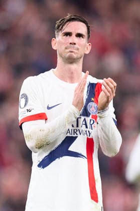 Athletic Club v Paris Saint-Germain FC - UEFA Champions League 2025-26 League Phase MD6 Fabian Ruiz of Paris Saint-Germain reacts during the UEFA Champions League 2025-26 League Phase MD6 match between Athletic Club and Paris Saint-Germain FC at San Mames on December 10, 2025, in Bilbao, Spain. Bilbao San Mames Basque Coountry Spain RL_ATHvPSG_CL_000308 Copyright: xRicardoxLarreinax