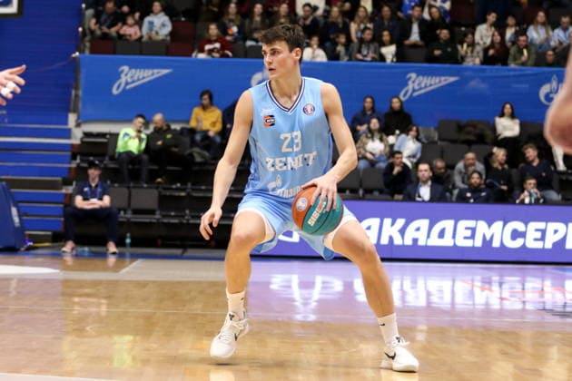 December 10, 2025, Saint Petersburg, Russia: Nenad Dimitrijevic (23) of Zenit basketball match, Regular Season, between Zenit Saint Petersburg and Samara Samara region at kck Arena , in the Saint Petersburg, Russia. Final score; Zenit 97:56 Samara Samara region. Saint Petersburg Russia - ZUMAs197 20251210_aaa_s197_369 Copyright: xMaksimxKonstantinovx