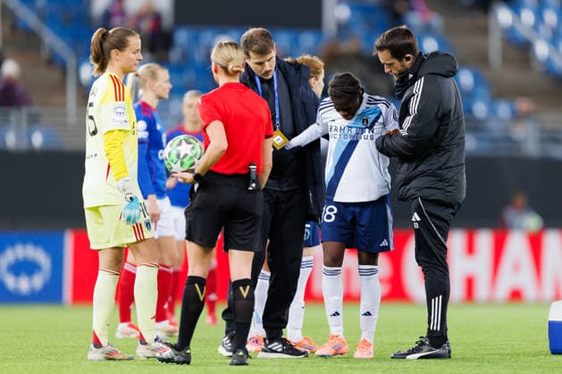 Valerenga v Paris FC, UEFA Women™s Champions League, Oslo, Norway Oslo, Norway. 10th, December 2025. Melween N Dongala (18) of Paris FC seen during the UEFA Women™s Champions League match between Vaalerenga and Paris FC at Intility Arena in Oslo. Norway, Oslo, Intility Arena  Copyright: xGonzalesxPhoto KetilxMartinsenx