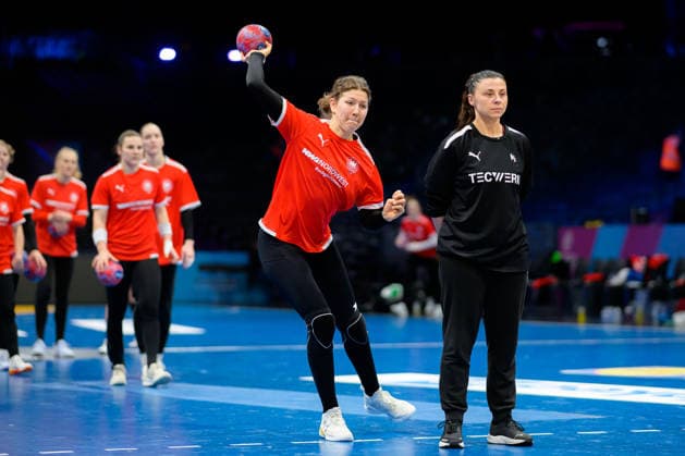 Handball, Frauen WM: Deutschland - Training Marie Steffen (Deutschland) Rotterdam Ahoey Niederlande