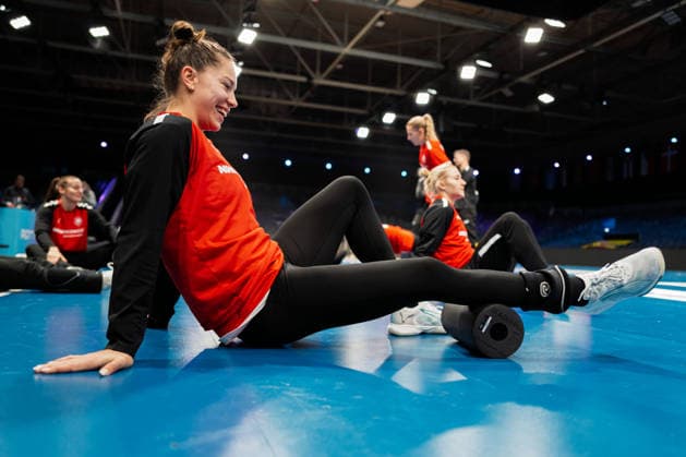 Handball, Frauen WM: Deutschland - Training Emily Vogel (Deutschland) Rotterdam Ahoey Niederlande