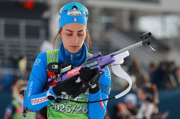 December 11, 2025, Hochfilzen, Tyrol, Austria: 2025-2026 Biathlon World Cup. Pictured: Rebecca Passler (ITA). Hochfilzen, Austria 11 december 2025 Biathlon World Cup 2025-2026  - ZUMAa289 20251211_zia_a289_074 Copyright: xPierrexTeyssotx