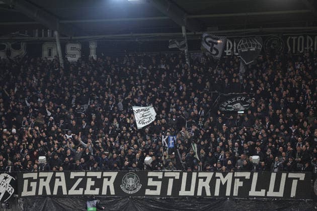 SOCCER - UEFA EL, Sturm vs Red Star GRAZ,AUSTRIA,11.DEC.25 - SOCCER - UEFA Europa League, SK Sturm Graz vs Red Star Belgrade. Image shows fans (Sturm).  GEPAxpictures xChrisxBauer