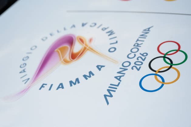 December 11, 2025, Pontedera, Rome, Italy: The Olympic Torch passes through Pontedera, the city of motors for the Milan Cortina 2026 Winter Olympics . Pontedera, Italy 11 December 2025 The Milan Cortina 2026 Olympic Torch.  - ZUMAa289 20251211_zia_a289_089 Copyright: xStefanoxDallexLuchex