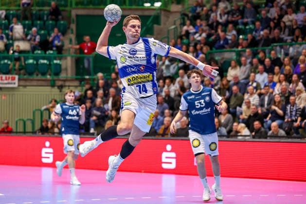 11.12.2025, Handball, HBL, Bergischer HC - ThSV Eisenach, Unihalle Wuppertal: Vincent Büchner (Eisenach 74) Nordrhein-Westfalen Deutschland