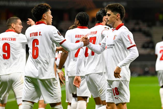 FOOTBALL : OGC Nice VS Sporting Braga - UEFA Europa League - 11 12 2025 Vitor Carvalho Pau Victor (SC Braga) - UEFA Europa League match between OGC Nice and SC Braga on December 11, 2025 at the Allianz Riviera in Nice. NiceFrance  Copyright: xWilliamxCannarellax