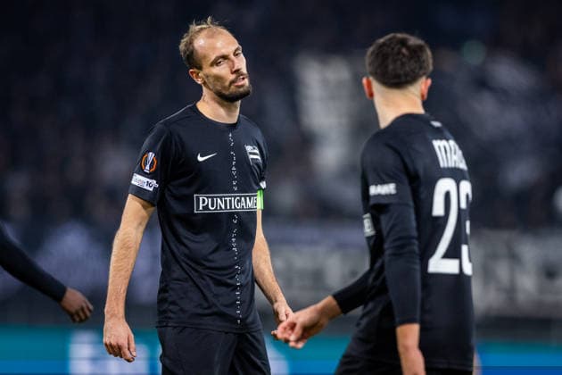 STURM GRAZ - CRVENA ZVEZDA Jon Gorenc Stankovic of Sturm during the league phase of UEFA Europa league football match between SK Sturm Graz and FK Crvena Zvezda Belgrade. Graz, Austria, December 11, 2025. Photo by Branislav Racko Copyright: xx 080A3637