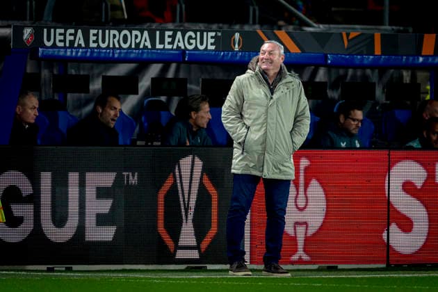 FC Utrecht trainer Ron Jans during the match FC Utrecht vs Nottingham Forest FC at the Stadium de Galgenwaard for the Europa League - League phase - Matchday 6 season 2025-2026 in UTRECHT, Netherlands on 11 december 2025, (photo by Marcel van Dorst EYE4images DeFodi Images)