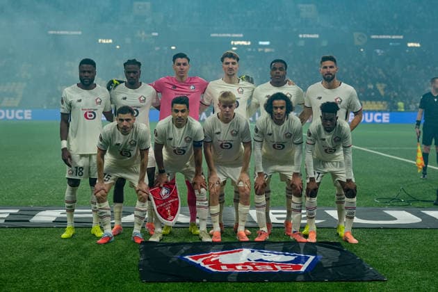 Schweiz: UEFA Europa League 2025 26, BSC Young Boys vs LOSC Lille - Stadion Wankdorf, Bern: Startelf von LOSC Lille Bern Stadion Wankdorf Bern Schweiz Copyright: xKjetilxWaberx