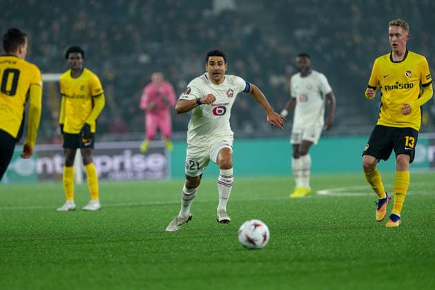 Schweiz: UEFA Europa League 2025 26, BSC Young Boys vs LOSC Lille - Stadion Wankdorf, Bern: Benjamin Andre (21 Lille) in aktion Bern Stadion Wankdorf Bern Schweiz Copyright: xKjetilxWaberx