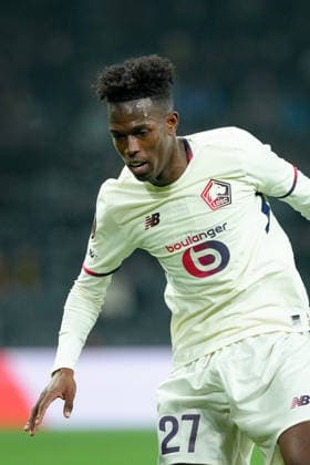 Schweiz: UEFA Europa League 2025 26, BSC Young Boys vs LOSC Lille - Stadion Wankdorf, Bern: Felix Correia (27 Lille) in aktion Bern Stadion Wankdorf Bern Schweiz Copyright: xKjetilxWaberx
