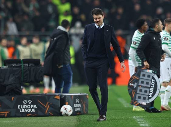 Danny Rohl manager of Rangers reacts after conceding second goal Ferencvaros v Rangers, UEFA Europa League, Group Stage, Football, Groupama Arena, Budapest, Hungary - 11 Dec 2025Budapest Groupama Arena Hungary EDITORIAL USE ONLY No use with unauthorised audio, video, data, fixture lists, club league logos or live services. Online in-match use limited to 120 images, no video emulation. No use in betting, games or single club league player publications. Copyright: xMichaelxZemanek Shutterstockx 16080575ak