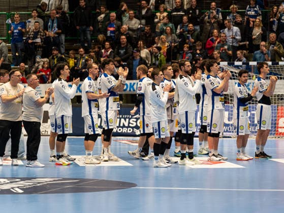 enttaeuschte Gesichter bei Eisenach Bergischer HC vs. ThSV Eisenach, Handball, 1. Bundesliga, 16. Spieltag, Saison 2025 2026, 11.12.2025 Bergischer HC vs. ThSV Eisenach, Handball, 1. Bundesliga, 16. Spieltag, Saison 2025 2026, 11.12.2025 Wuppertal Copyright: xEibner-Pressefoto DamianxKruczynx EP_DKI