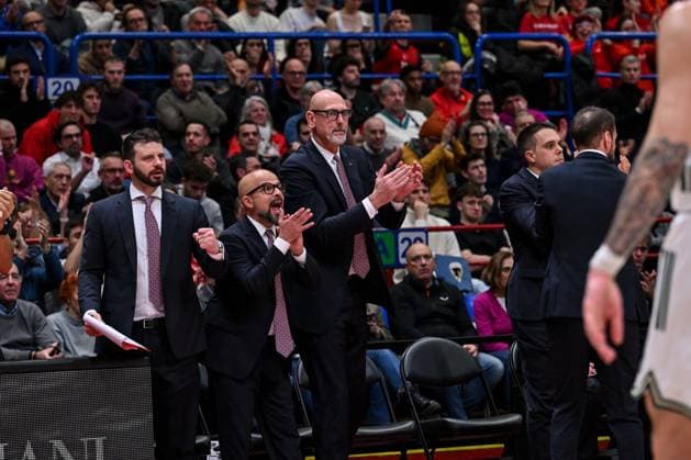 Emilio Kovacic, Giuseppe Mangone EA7 Emporio Armani Olimpia Milano - Panathinaikos AKTOR Athens Turkish Airlines Euroleague 2025-26 Milano, 11 12 2025 Foto ClaudioDegaspari Ciamillo-Castoria Assago Unipol Forum Lombardia Italy  Copyright: xClaudioxxDegasparix