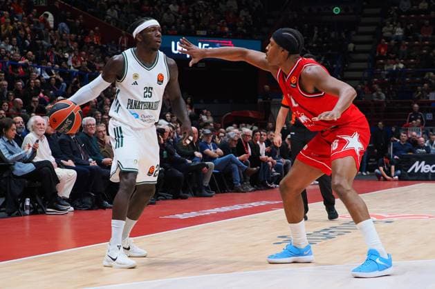 Kendrick Nunn (Panathinaikos AKTOR Athens) during Olimpia Milano vs Panathinaikos Atene, Basketball Euroleague match in Assago (MI), Italy, December 11 2025  Copyright: xSavinoxPaolella IPAxSportx xipa-agency.netx xx IPA_69039792 IPA_Agency_IPA69039792