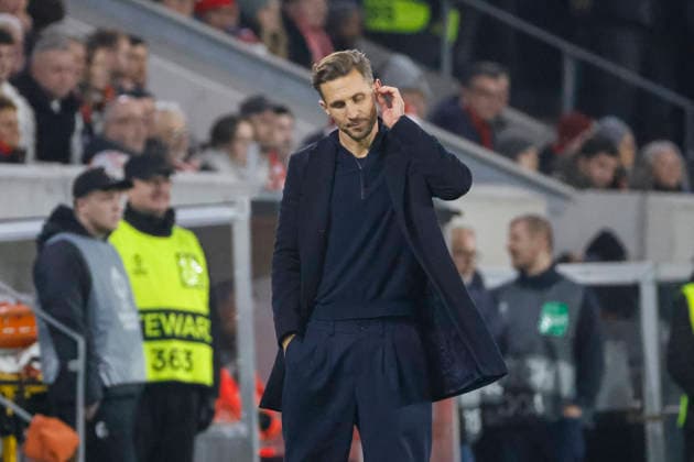 Kai Hesse (RB Salzburg, Co-Trainer) , Deutschland, Fussball, UEFA Europa League, 6. Spieltag, 2025 2026, SC Freiburg vs. RB Salzburg, 11.12.2025, Europa-Park Stadion (Freiburg), Freiburg im Breisgau, Deutschland Freiburg im Breisgau Europa-Park Stadion (Freiburg) Baden-Württemberg Deutschland Copyright: xGrantxHubbsx