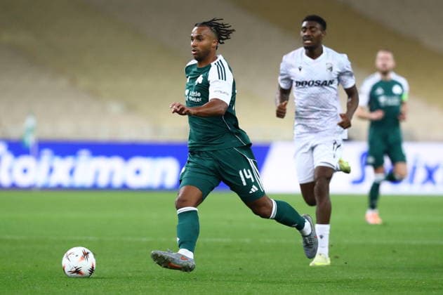 UEFA Europa League - Panathinaikos vs Viktoria Plzen -Erik Palmer-Brown of Panathinaikos in action during the UEFA Europa League Phase matchday 6 soccer match between Panathinaikos and Viktoria Plzen at the Olympic Athletic Center of Athens Spyros Louis in Athens, Greece, 11 Decemberr 2025. IMAGO ONE INCH PRODUCTIONS ATHENS GREECE Copyright: xONExINCHxPRODUCTIONSx 6775331