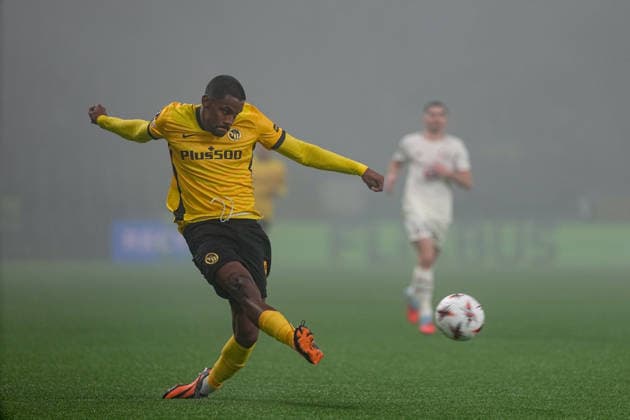 Schweiz: UEFA Europa League 2025 26, BSC Young Boys vs LOSC Lille - Stadion Wankdorf, Bern: Sergio Cordova (9 Young Boys) in aktion Bern Stadion Wankdorf Bern Schweiz Copyright: xKjetilxWaberx
