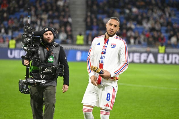 Football : Olympique Lyonnais v G.A. Eagles - UEFA Europa League 11 12 2025 Corentin TOLISSO of Lyon during the UEFA Europa league match between Olympique Lyonnais and G.A. Eagles at Groupama Stadium Decines Charpieu Lyon on December 11 2025 , France LYONFrance  Copyright: xMouradxAllilix