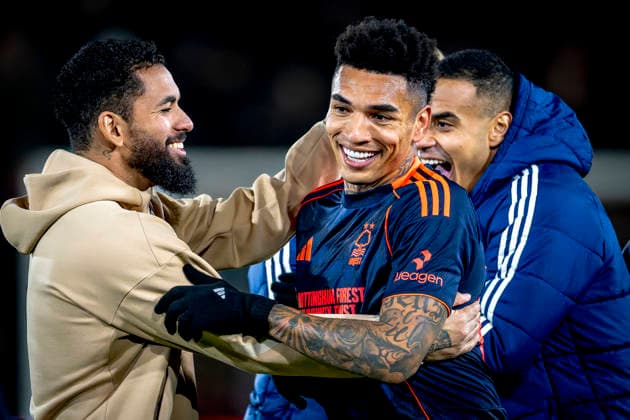 Nottingham Forest FC forwarder Igor Jesus during the match FC Utrecht vs Nottingham Forest FC at the Stadium de Galgenwaard for the Europa League - League phase - Matchday 6 season 2025-2026 in UTRECHT, Netherlands on 11 december 2025, (photo by Marcel van Dorst EYE4images DeFodi Images)