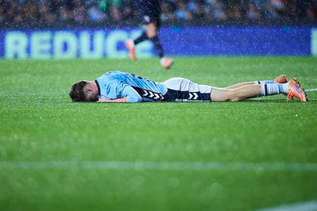 RC Celta de Vigo v Bologna - UEFA Europa League 2025 26 League Phase MD6 VIGO, SPAIN - DECEMBER 11: Williot Swedberg of Celta de Vigo reacts during to the UEFA Europa League 2025 26 League Phase MD6 match between RC Celta de Vigo and Bologna at Estadio Abanca Balaidos on December 11, 2025 in Vigo, Spain. (Photo by Diego Simon Photo Players Images Magara press) Vigo Estadio Abanca Balaidos Spain Copyright: xDiegoxSimonx