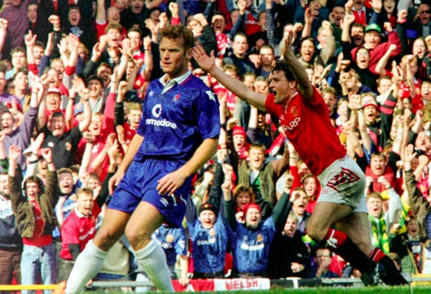 930417 Fotboll, Premier League, Manchester United, ManU - Chelsea: Copyright: BILDBYRAN BB930417BB015