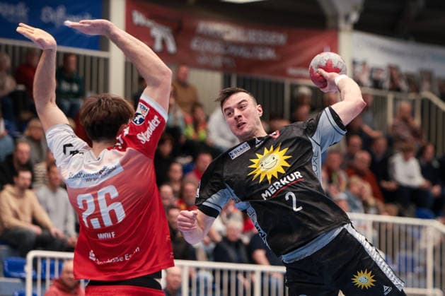 12.12.2025, Handball, Saison 2025 2026, 2. Handball Bundesliga, 15. Spieltag, TuSEM Essen - TuS N-Lübbecke, Jo Gerrit Genz (TuS N-LÜbbecke), Essen Am Hallo NRW Deutschland xRHR-FOTO DEx Copyright: DennisxEwert RHR-FOTOx RHR-FOTO DE