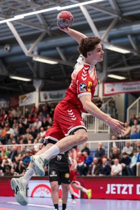 12.12.2025, Handball, Saison 2025 2026, 2. Handball Bundesliga, 15. Spieltag, TuSEM Essen - TuS N-Lübbecke, Felix Eißing (TuSEM Essen), Essen Am Hallo NRW Deutschland xRHR-FOTO DEx Copyright: DennisxEwert RHR-FOTOx RHR-FOTO DE