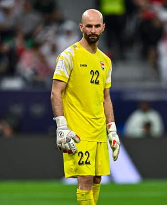 Jordan v Iraq : FIFA Arab Cup 2025 Ahmed Basil of Iraq in action during the FIFA Arab Cup 2025 Quarter-final match between Jordan and Iraq at Education City Stadium in Doha, Qatar, on December 12, 2025. DOHA Qatar Copyright: xNOUSHADxTHEKKAYILx