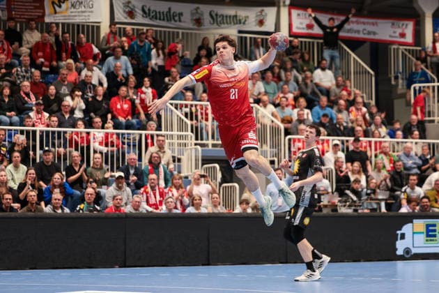 12.12.2025, Handball, Saison 2025 2026, 2. Handball Bundesliga, 15. Spieltag, TuSEM Essen - TuS N-Lübbecke, Felix Eißing (TuSEM Essen), Essen Am Hallo NRW Deutschland xRHR-FOTO DEx Copyright: DennisxEwert RHR-FOTOx RHR-FOTO DE