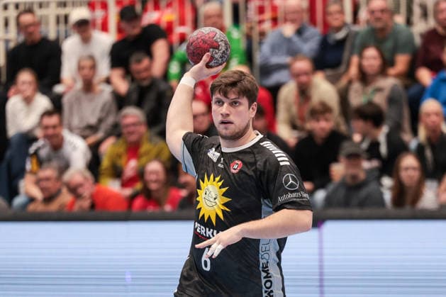 12.12.2025, Handball, Saison 2025 2026, 2. Handball Bundesliga, 15. Spieltag, TuSEM Essen - TuS N-Lübbecke, Manuel Hörr (TuS N-LÜbbecke), Essen Am Hallo NRW Deutschland xRHR-FOTO DEx Copyright: DennisxEwert RHR-FOTOx RHR-FOTO DE