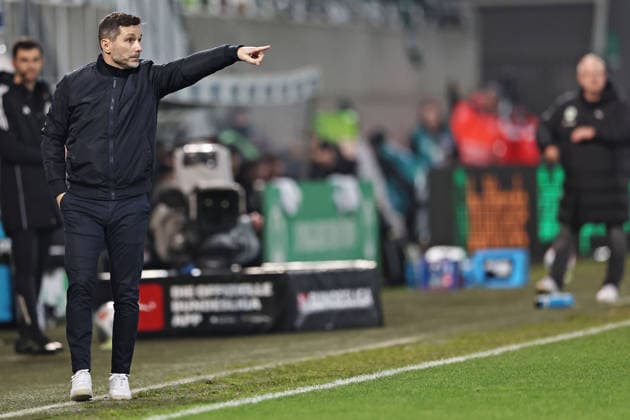 Stefan Leitl, Hertha, im Hinrundenspiel der Saison 2025 2026 zwischen SpVgg Greuther Fürth und Hertha BSC Berlin (3:3) in Fürth; 12 12 2025; -