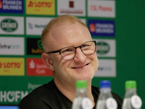 Deutschland: Fußball, 2. Bundesliga 2025 26, 16. Spieltag - SpVgg Greuther Fürth vs Hertha BSC - Sportpark Ronhof (Fürth): Pressekonferenz Heiko Vogel (Trainer, SpVgg Greuther Fürth)