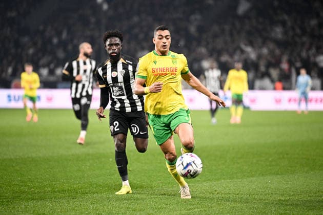 Angers SCO v FC Nantes - Ligue 1 McDonald s 2025 2026 02 Carlens ARCUS (sco) - 31 Mostafa MOHAMED (fcn) during the Ligue 1 McDonald s match between Angers and Nantes at Stade Raymond Kopa on December 12, 2025 in Angers, France. Angers France  Copyright: xFEPx 776348236