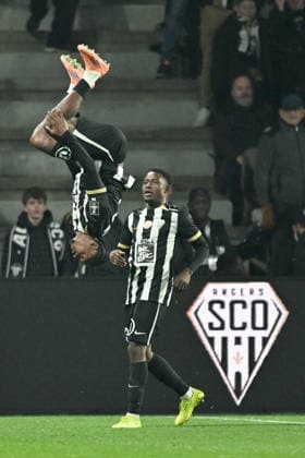 Angers SCO v FC Nantes - Ligue 1 McDonald s 2025 2026 31 Harouna DJIBIRIN (sco) - 27 Lilian RAOLISOA (sco) during the Ligue 1 McDonald s match between Angers and Nantes at Stade Raymond Kopa on December 12, 2025 in Angers, France. Angers France  Copyright: xFEPx 776348236