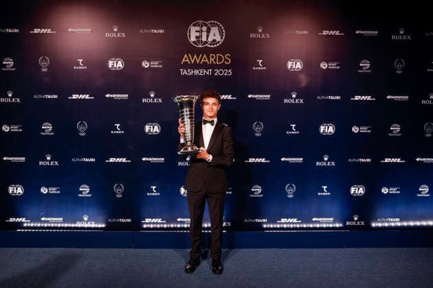 FIA AWARDS 2025 - DREAMS OF A CHAMPION NORRIS Lando (gbr), McLaren F1 Team MCL39, F1 World Champion, portrait during the 2025 FIA General Assembly, from December 8 to 12, 2025 in Tashkent, Uzbekistan - TashkentUzbekistan  Copyright: xFREDERICxLExFLOCxHx