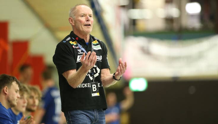 Handball, Saison 2025 2026, 3. Liga, Staffel Nord-Ost, Männer. HG Hamburg-Barmbek - EHV Aue. Trainer Uwe Jungandreas (Aue). Wandsbek Hamburg
