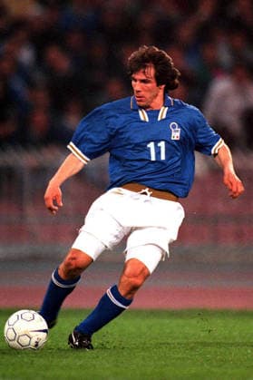 1997 archivio Storico Image Italia Gianfranco Zola foto Aic Image Sport 