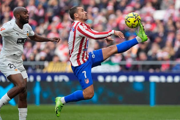 ATLETICO DE MADRID v VALENCIA CF. LA LIGA 2025 2026. ROUND 16. Atletico de Madrid s Antoine Griezmann during La Liga match. December 13, 2025. (ALTERPHOTOS Acero) MadridSpain  Copyright: xAcerox