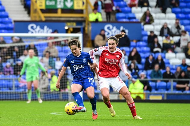 Everton vs Arsenal in the Barclays WSL at Goodison Par Where: Liverpool, United Kingdom When: 13 Dec 2025 Credit: Graham Finney Cover Images EDITORIAL USE ONLY. NOT FOR USE BY NEWSPAPERS BASED IN THE UK. Copyright: xx coverimg55336070