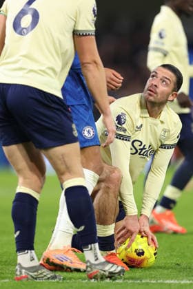 Chelsea v Everton 13th December 2025, London - Premier League Football - Chelsea v Everton - Jack Grealish of Everton - Photo: Charlotte Wilson Offside. London UK Copyright: xCharlottexWilsonx xOffsidexOffside