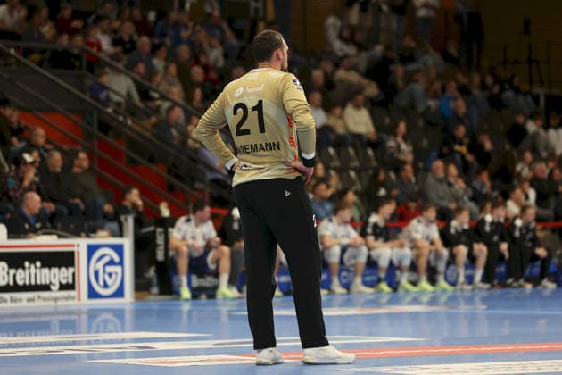 13.12.2025, Herren, Handball, Saison 2025 2026, 2. Handball-Bundesliga, 15. Spieltag: TV Grosswallstadt - 1. VfL Potsdam Stefan Hanemann ( 21, TV Großwallstadt) Elsenfeld Untermainhalle Bayern Deutschland