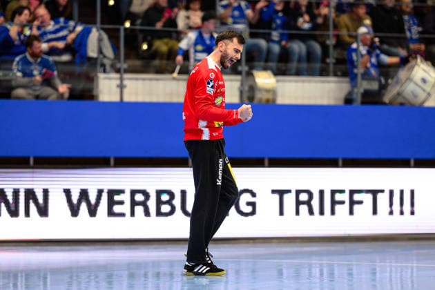 Matija, Spikic (TW, ThSV Eisenach, 1) GER, ThSV Eisenach gegen FRISCH AUF! Göppingen, 1. Daikin Handballbundesliga, Handball, 17.Spieltag, Saison 2025 2026, 13.12.2025 GER, ThSV Eisenach gegen FRISCH AUF! Göppingen, 1. Daikin Handballbundesliga, Handball, 17.Spieltag, Saison 2025 2026, 13.12.2025 Eisenach Copyright: xEibner-Pressefoto MartinxHerbstx EP_MHT