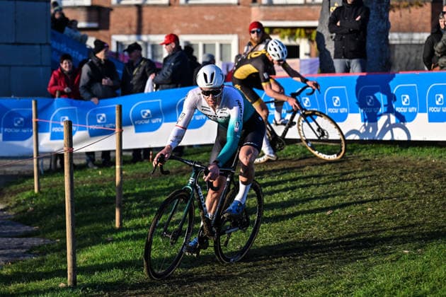 Men SUYS Leiecross Kortrijk Belgian rider Daan Soete of the Ridley racing team participates in the men s elite race of the SUYS Leiecross Kortrijk, stage 4 of 7 of the Exact Cross competition, in Kortrijk, Belgium, on December 13, 2025. Kortrijk Belgium  Copyright: xGautierxDemouveauxx originalFilename:demouveaux-notitle251213_npK0f.jpg