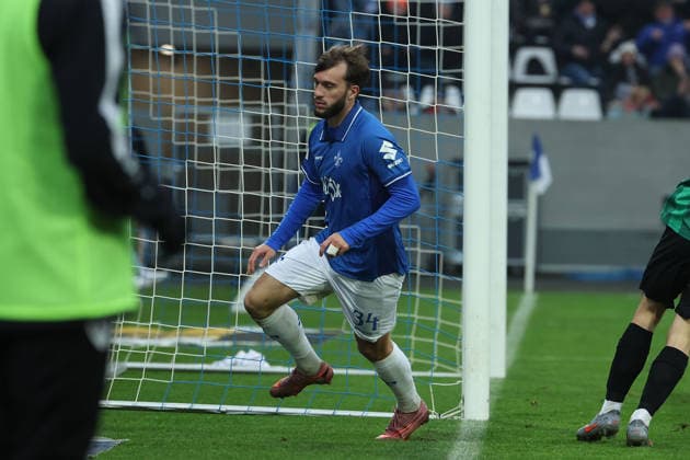 2025.12.14 xjfx 2.Bundesliga SV Darmstadt 98 - SC Preussen Muenster v.l., Kilian Julian Corredor (SV Darmstadt 98) Torjubel, Goal celebration, celebrate the goal (DFL DFB REGULATIONS PROHIBIT ANY USE OF PHOTOGRAPHS as IMAGE SEQUENCES and or QUASI-VIDEO)