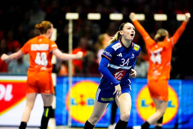Women s Handball World Championship 2025 France Netherlands Rotterdam, Netherlands 20251214 France s Lena Grandveau during the bronze medal final of the Women s Handball World Championship between France and the Netherlands at Ahoy Arena Photo Beate Oma Dahle NTB Rotterdam Netherlands EDITORIAL USE ONLY RESTRICTED USE FOR BETTING COMPANIES  Copyright: xBeatexOmaxDahlex xNTBx