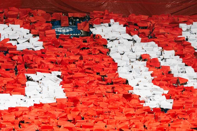 Deutschland: 2. Bundesliga 2025 26, 14. Spieltag - FC Schalke 04 vs. 1. FC Nürnberg - 14.12.2025 - Veltins-Arena (Gelsenkirchen, Nordrhein-Westfalen) Fan Choreografie